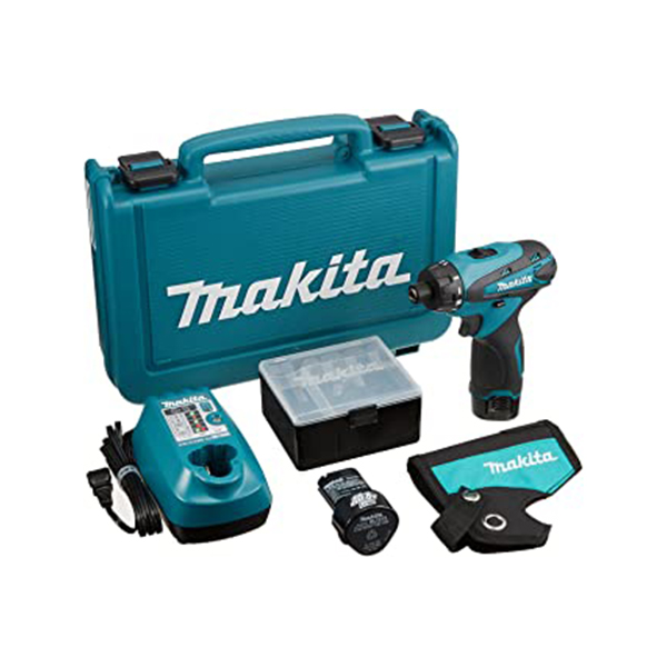 マキタ(Makita) 充電式ドライバドリル 10.8V 1.3Ah バッテリー2個付き DF030DWX